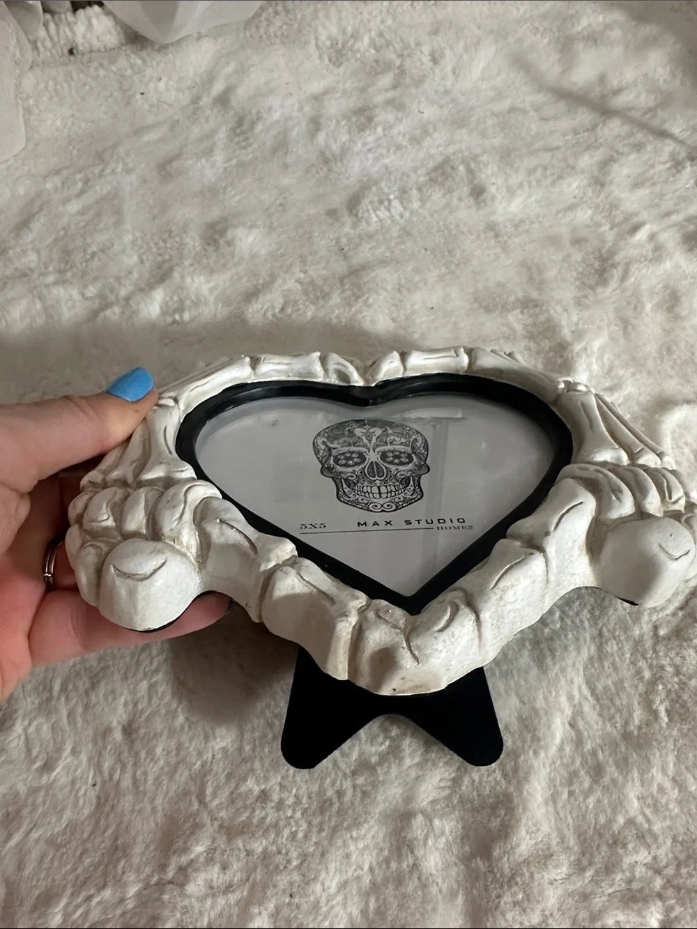 Max studio Skeleton 💀 5” x5” picture frame